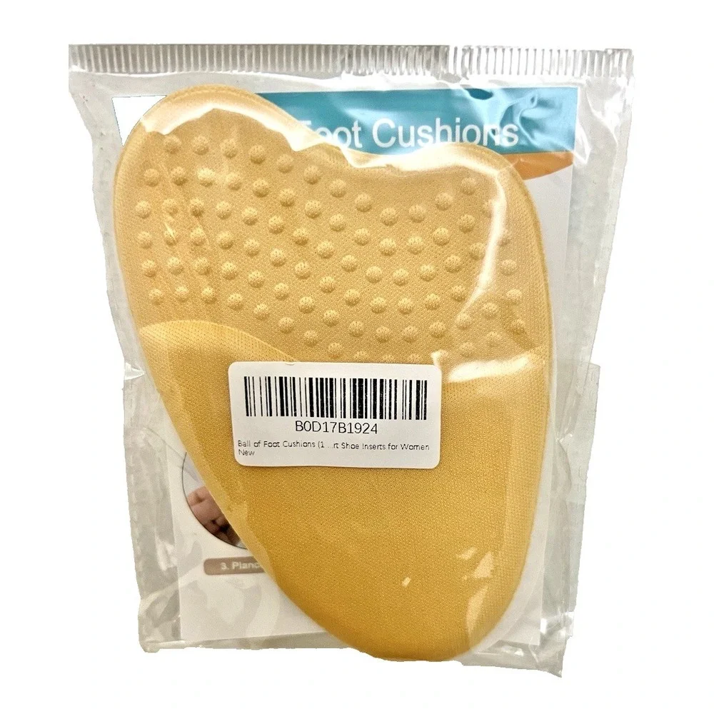 Ball of Foot Cushions Shoe Insert Pain Relief Anti-Slip Sweat Absorbing Health